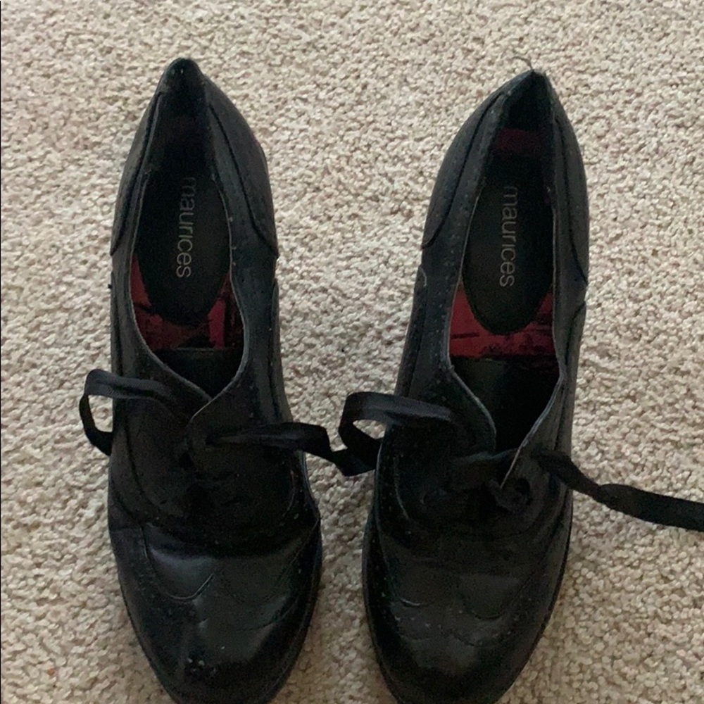 Maurices black 2” heels